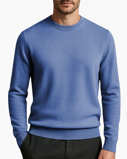 Men's Cashmere Crew Neck Sweater – Timeless Elegance & Supreme Softness