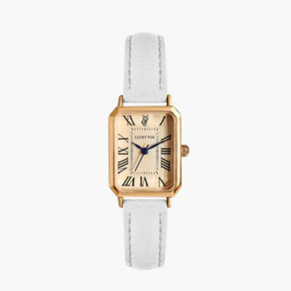 Women’s Rectangular Roman Numeral Dress Watch