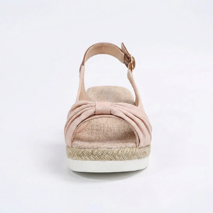 Ergonomic Wedge Sandals Women – Adjustable Strap & Arch Support, Summer Patio Comfort Canada