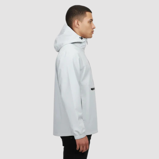 Men’s Hooded Anorak Jacket – Half-Zip