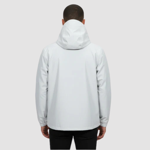 Men’s Hooded Anorak Jacket – Half-Zip