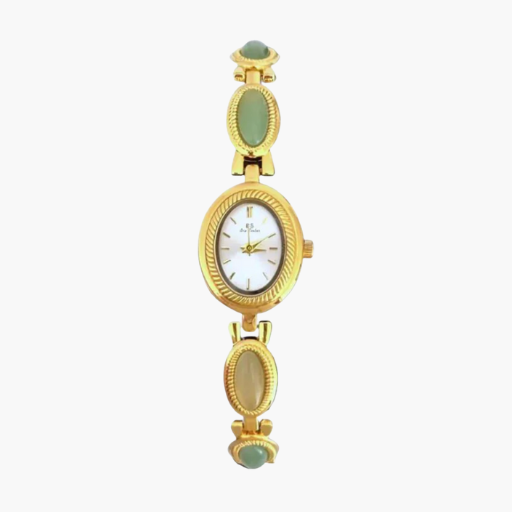 Women’s Oval Bracelet Dress Watch with Jewellery-Style Links