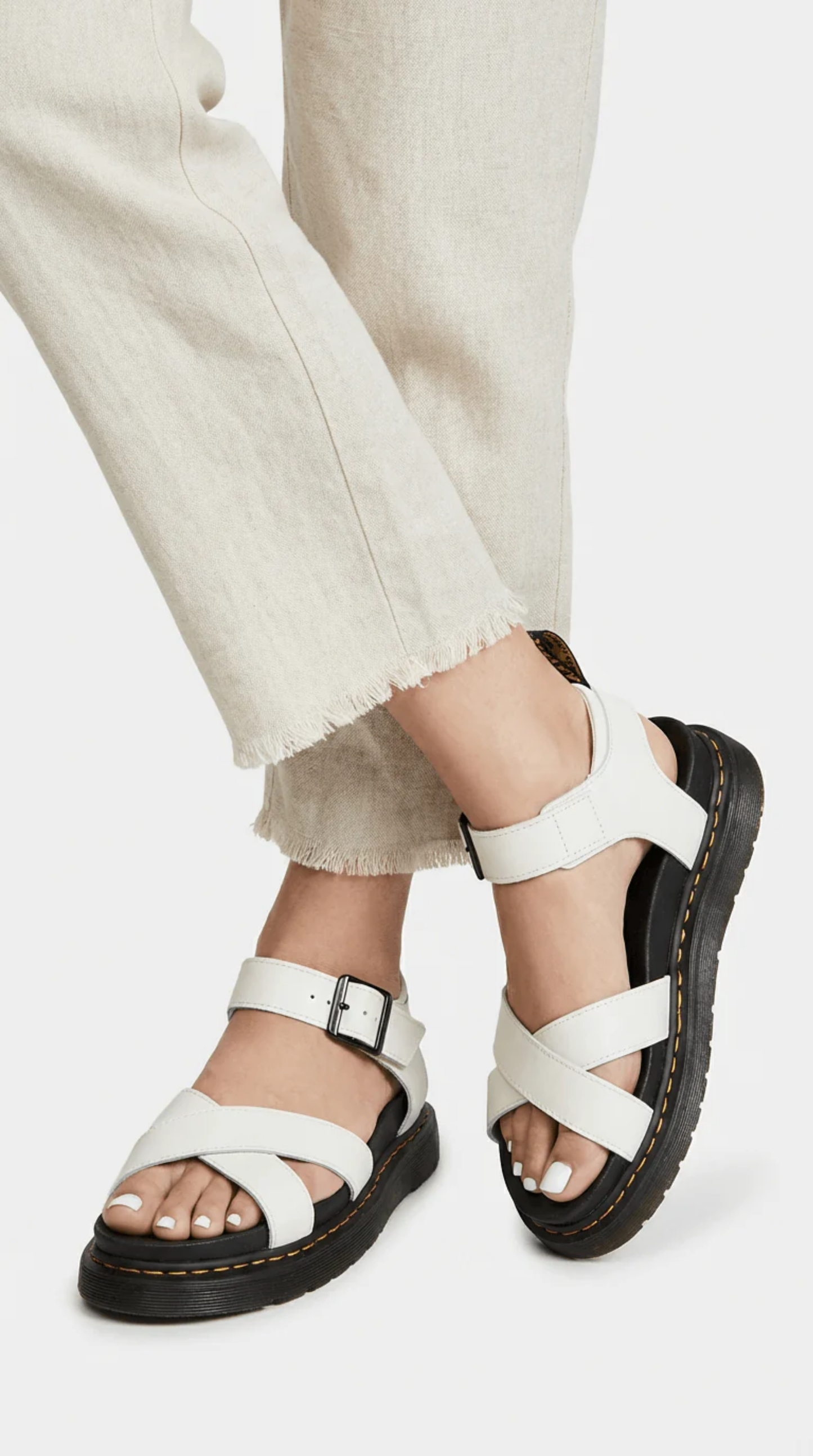 Women’s Platform Sandals with Cross Straps – Urban Style