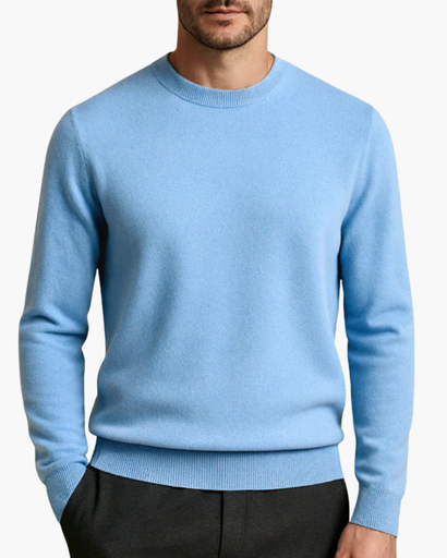 Men's Cashmere Crew Neck Sweater – Timeless Elegance & Supreme Softness