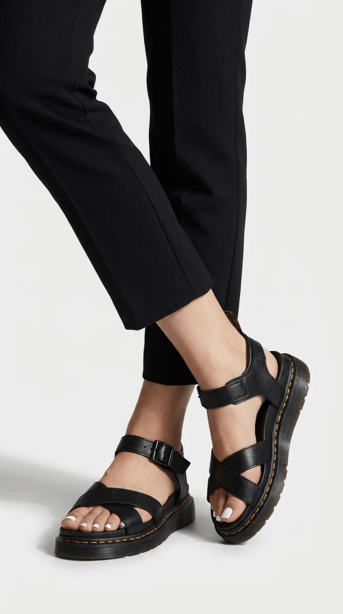 Women’s Platform Sandals with Cross Straps – Urban Style