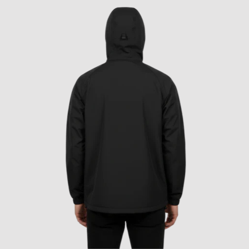 Men’s Hooded Anorak Jacket – Half-Zip