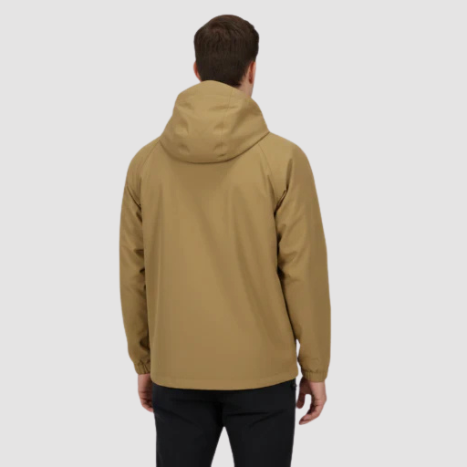Men’s Hooded Anorak Jacket – Half-Zip