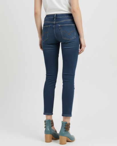 Square Heel Pumps with Triple Buckled Ankle Straps