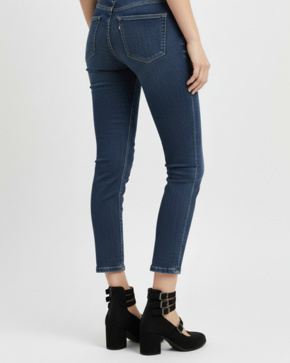 Square Heel Pumps with Triple Buckled Ankle Straps