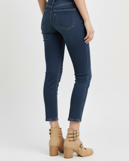 Square Heel Pumps with Triple Buckled Ankle Straps