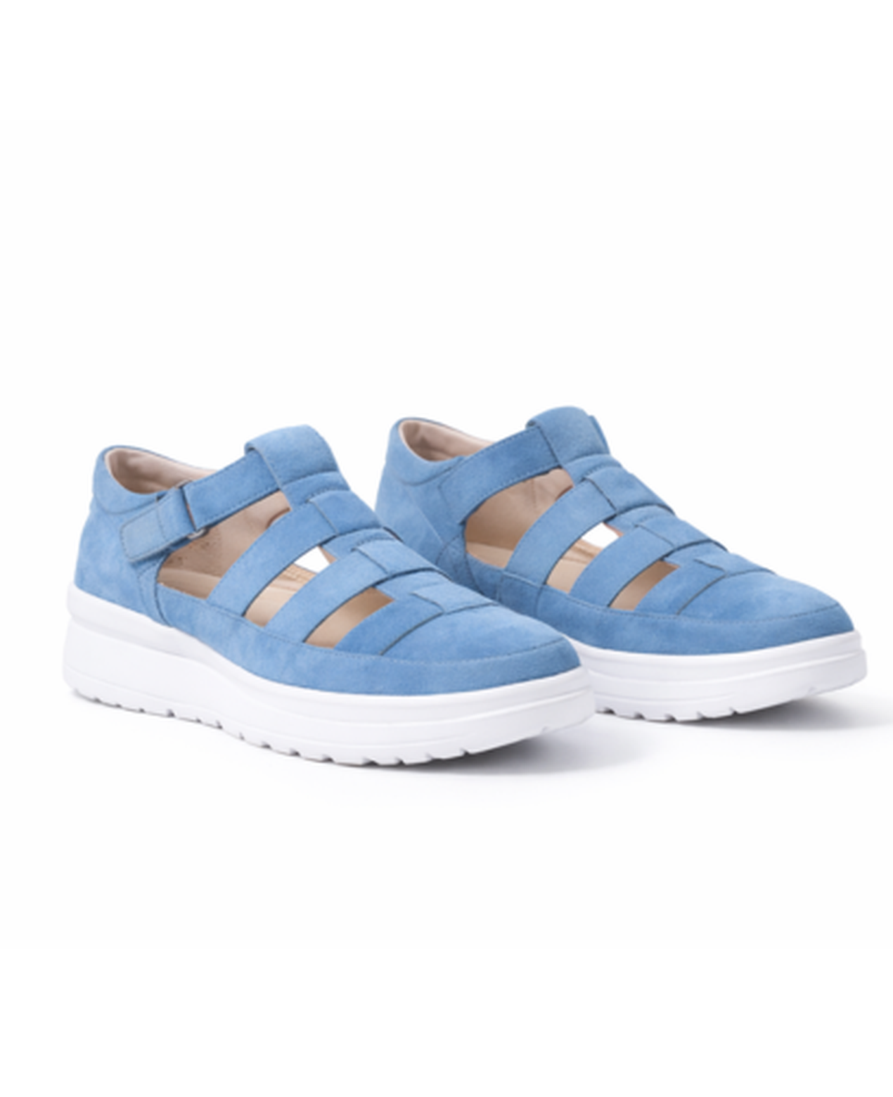 Cut-Out Platform Sneakers Women – Chunky Sole & Strap Closure, Street Style Summer Canada