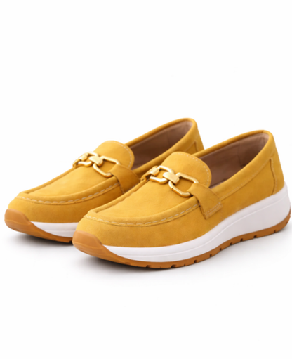 Platform Loafers Women – Metal Chain Detail & Chunky Sole, Casual Chic Everyday
