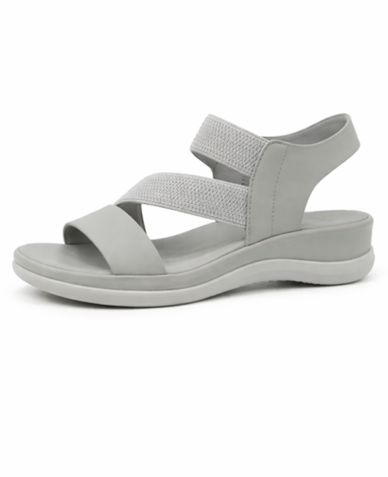 Criss-Cross Wedge Sandals Women – Thick Sole & Adjustable Back Strap, Patio Season Summer Comfort