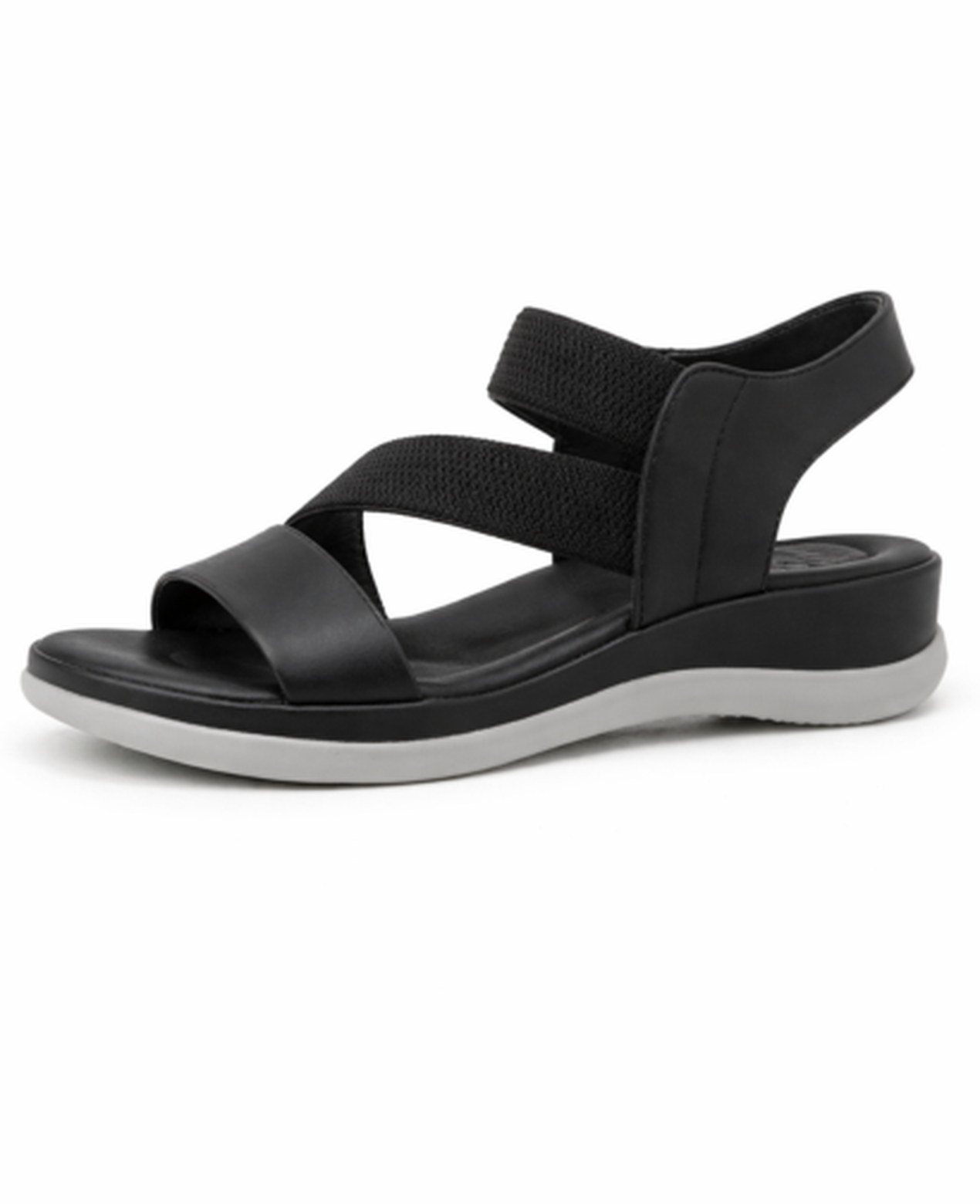 Criss-Cross Wedge Sandals Women – Thick Sole & Adjustable Back Strap, Patio Season Summer Comfort